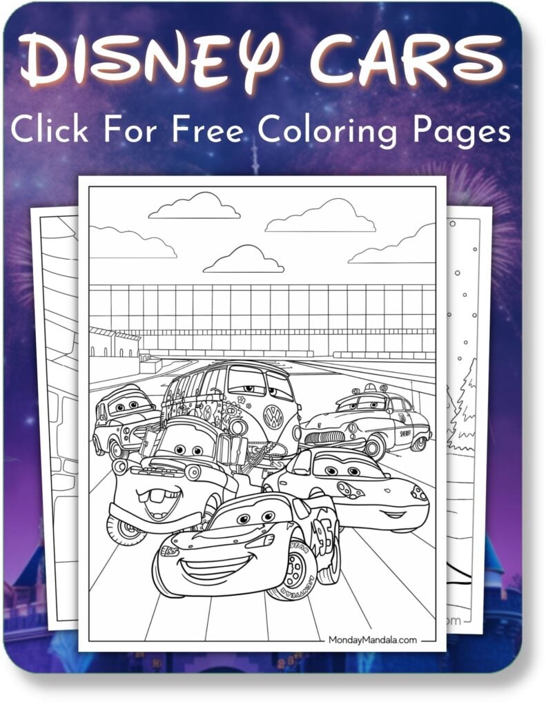 Disney Cars Coloring Pages For Disney